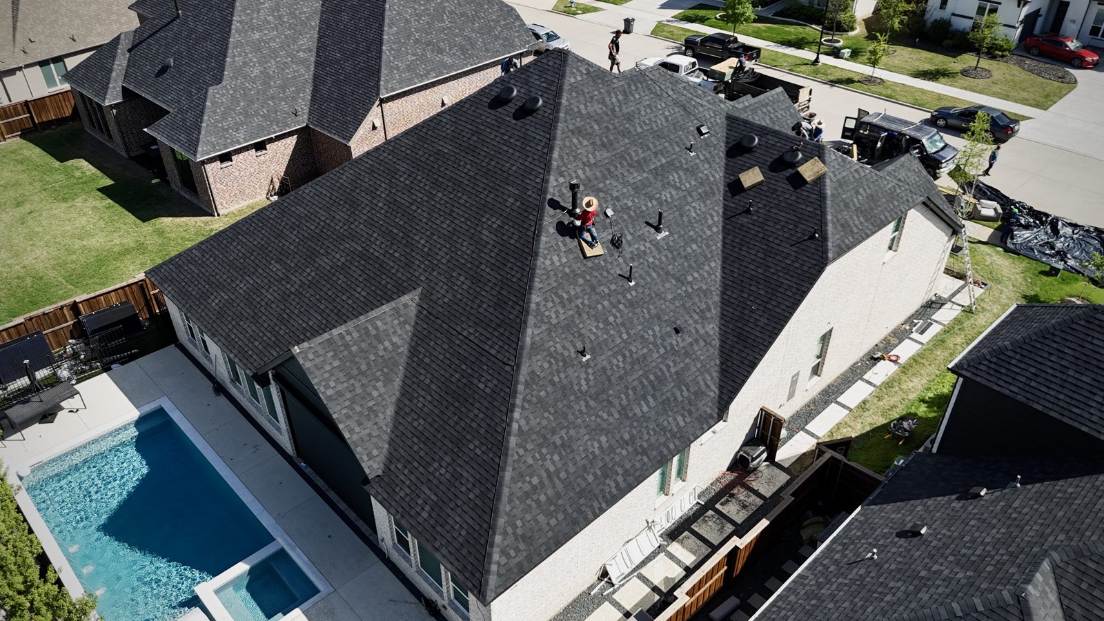 Completed Prestige Roofing project near Murphy, TX