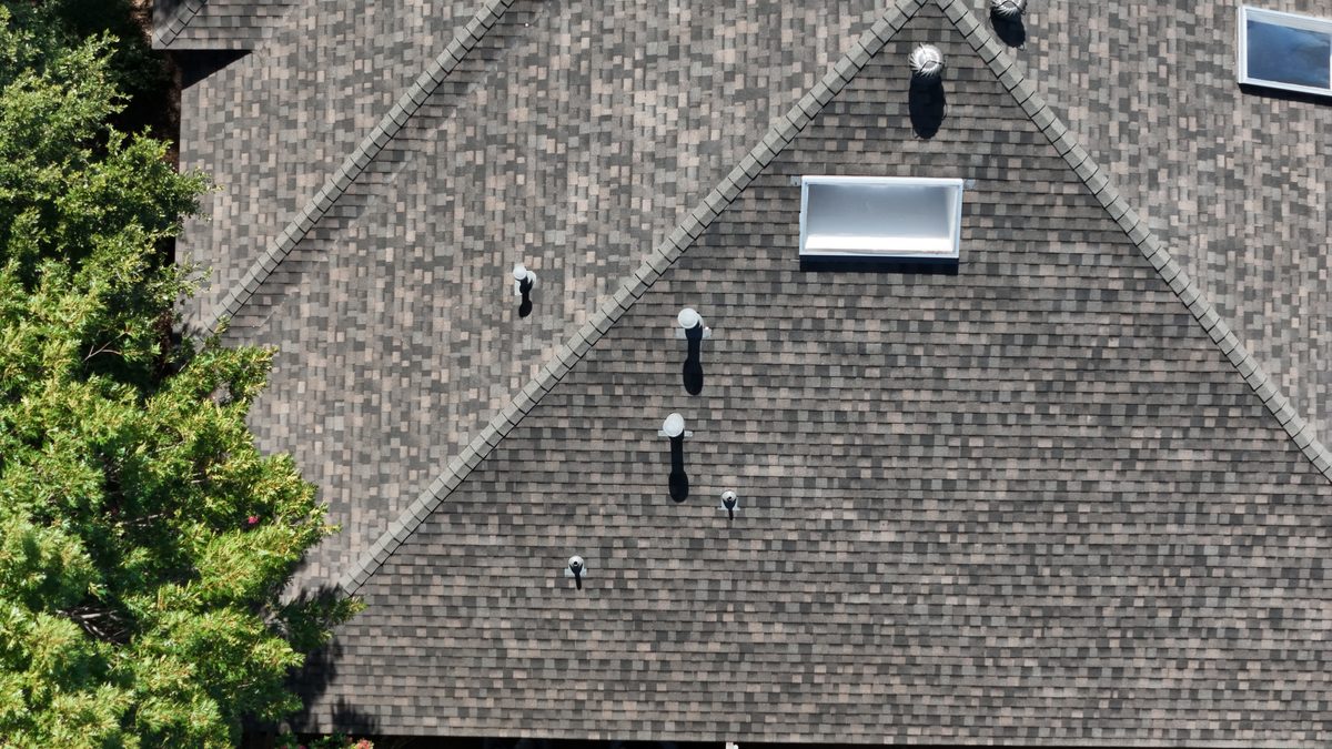Completed Prestige roof with upgraded high-profile ridge caps