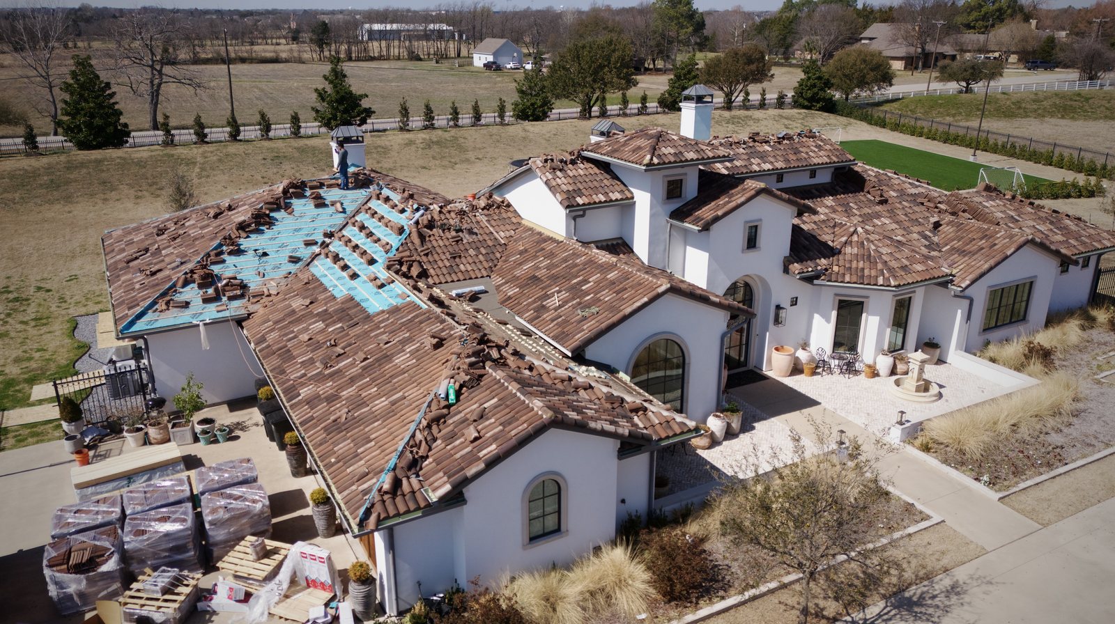 Clay and concrete tile roofing